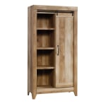 Sauder Adept Storage Collection Wood Cabinet, 7 Shelves, Craftsman Oak