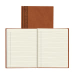 Da Vinci Perfect Binding Executive Hard-Cover Journal, 9 1/4in x 7 1/4in, Tan