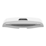 Fellowes Rhea Laminator With Pouch Starter Kit, 12.5in Width, White/Gray