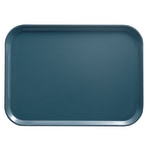 Cambro Camtray Rectangular Serving Trays, 15in x 20-1/4in, Slate Blue, Pack Of 12 Trays