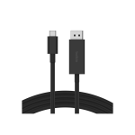 Belkin CONNECT - Adapter cable - 24 pin USB-C (M) to DisplayPort (M) - DisplayPort 1.4 - 6.6 ft - 4K support, 8K support - black