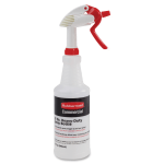 Rubbermaid Commercial 32-oz Trigger Spray Bottle - Suitable For Cleaning - Heavy Duty - 9.6in Height - 3.4in Width - 6 / Carton - Clear