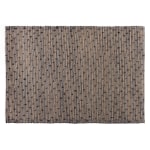 Baxton Studio Berries Handwoven Jute Blend Area Rug, 5-1/4ft x 7-1/2ft, Natural Brown/Blue