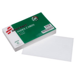 SKILCRAFT 30% Recycled Index Cards, 5in x 8in, Ruled, Pack Of 100 (AbilityOne 7530-00-243-9437)