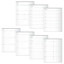 TUL Discbound Organizational Inserts, Letter Size, White, Pack Of 100 Inserts