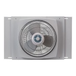 Lasko W16900 Window Fan - 16in Diameter - 3 Speed - Quiet, Lightweight - Light Gray