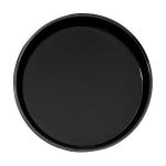 Cambro Polytread Round Serving Tray, 16in, Black