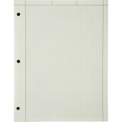 TOPS Quad-Ruling Cross Section Pad, Letter Size, Quadrille Ruled, 50 Sheets