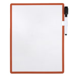 Trailmaker Dry-Erase Boards,  8-1/2in x 11in, Red Plastic Frames, Pack Of 96 Boards