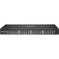 Aruba 6100 48G 4SFP+ Switch - 48 Ports - 3 Layer Supported - Modular - 44.20 W Power Consumption - Twisted Pair, Optical Fiber - 1U High - Rack-mountable, Wall Mountable - Lifetime Limited Warranty