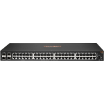 HPE 6100 48G 4SFP+ Switch - 48 Ports - 3 Layer Supported - Modular - 44.20 W Power Consumption - Twisted Pair, Optical Fiber - 1U High - Rack-mountable, Wall Mountable - Lifetime Limited Warranty