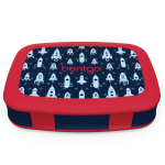 Bentgo Kids Prints 5-Compartment Lunch Box, 2inH x 6-1/2inW x 8-1/2inD, Rocket