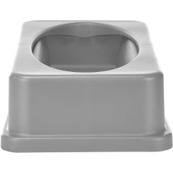 Alpine Slim Swinging Trash Can Lid, 5inH x 20inW x 12inD, Gray