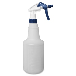 Impact Trigger Sprayer Bottle - 8.13in Hose - Adjustable Nozzle - 3 / Pack - Blue, White