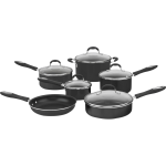 Cuisinart Advantage 11-Piece Non-Stick Cookware Set, Black