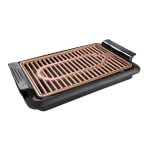 Betty Crocker Indoor Smokeless Grill, 3-3/4inhH x 18-1/2inW x 12-1/4inD, Black