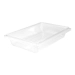 Cambro Camwear Food Box, 4inH x 18inW x 12inD, Clear