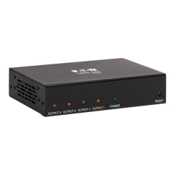 Tripp Lite 4-Port HDMI Splitter, 4K x 2K @ 60 Hz, 4:4:4, Multi-Resolution Support, HDR, HDCP 2.2, TAA - Video/audio splitter - 4 x HDMI - desktop, rack-mountable - government GSA - TAA Compliant