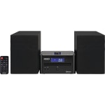 JENSEN JBS-210 Micro Hi-Fi System - 4 W RMS - Black - CD Player - 1 Disc(s) - AM, FM - 20 x AM - 20 x FM - CD-R/RW - 2 Speaker(s) - CD-DA - Remote Control