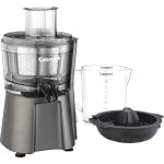 Cuisinart Combo Juice Extractor/Citrus Juicer, 7-3/4in x 14-1/16in x 8-7/16in, Silver