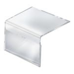 Azar Displays Shelf Sign Holders, 5-1/2in x 8-1/2in, Clear, Pack Of 10 Holders