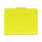 Smead Inn Dura File Folders, Letter Size, 1/3 Cut, Yellow, Box Of 24