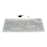 Seal Shield Seal Clean - Keyboard - USB - QWERTY - Canadian French - white