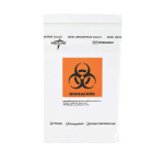 Medline Zip-Style Biohazard Specimen Bags, 6in x 9in, Pack Of 1,000 Bags