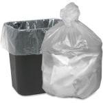 Webster 0.01 mil Trash Bags, 11 gal, 24inH x 24inW, Natural, 1000 Bags