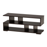 Baxton Studio Modern TV Stand, 14-5/8inH x 35-7/16inW x 11-13/16inD, Dark Brown