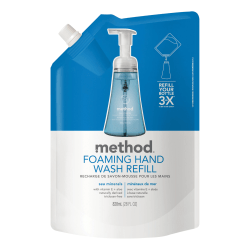 Method Foam Hand Wash Soap, Sea Minerals Scent, 28 Oz Bottle