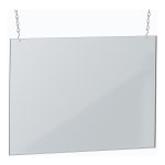 Azar Displays Hanging Poster Frame, 18in x 24in, Clear