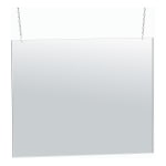 Azar Displays Horizontal Hanging Poster Frame, 22in x 28in, Clear