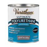 Varathane Ultimate Water-Based Polyurethane, 32 Oz, Crystal Clear Semi-Gloss, Pack Of 2 Cans