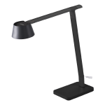 Black+Decker Verve Designer Series LED Desk Lamp With USB Port, 17-3/8inH, Black