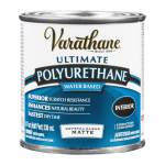 Varathane Ultimate Water-Based Polyurethane, 8 Oz, Crystal Clear Matte, Pack Of 4 Cans