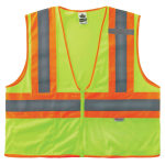 Ergodyne GloWear Safety Vest, 2-Tone 8230Z, Type R Class 2, Small/Medium, Lime