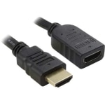 Unirise HDMI Extension Audio/Video Cable with Ethernet - 6 ft HDMI A/V Cable for Audio/Video Device - HDMI Male Digital Audio/Video - HDMI Female Digital Audio/Video - 10.2 Gbit/s - Extension Cable - Supports up to 4096 x 2160 - 24 AWG - 1