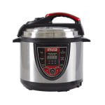 IMUSA Bilingual Digital 5-Quart Pressure Cooker, 12inH x 14-5/16inW x 12inD, Black