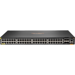 Aruba 6200F 48G Class4 PoE 4SFP+ 370W Switch - 48 Ports - Manageable - 3 Layer Supported - Modular - 76 W Power Consumption - 370 W PoE Budget - Twisted Pair, Optical Fiber - PoE Ports - Rack-mountable - Lifetime Limited Warranty