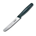 Victorinox Round Tip Steak Knife, 4-1/2in, Black