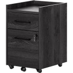 South Shore Kozack 15-1/2inW x 18-1/4inD Lateral 2-Drawer Mobile File Cabinet, Gray Oak