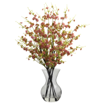 Nearly Natural 30inH Silk Cherry Blossoms Arrangement With Vase