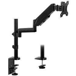 Mount-It! MI-4761 Single Monitor Arm Desk Mount, 16inH x 6inW x 4.8inD, Black