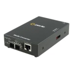 Perle S-110P-M1SC2U - Fiber media converter - 100Mb LAN - 10Base-T, 100Base-TX, 100Base-BX-U - RJ-45 / SC multi-mode - up to 1.2 miles - 1310 (TX) / 1550 (RX) nm