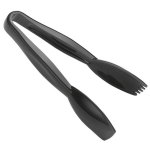 Cambro Lugano Plastic Tongs, 6in, Black