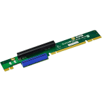 Supermicro RSC-R1UU-UE16 Left Slot 2-port Riser Card - 2 x Universal I/O, PCI Express x16 - Universal I/O - 1U Chasis