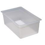 Cambro Translucent GN 1/1 Food Pans, 8inH x 12-3/4inW x 20-7/8inD, Pack Of 6 Containers