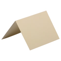 JAM Paper Strathmore Fold-Over Cards, 4 Bar, 3 1/2in x 4 7/8in, Bright White, Pack Of 25