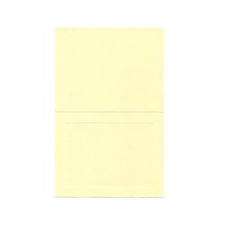 JAM Paper Strathmore Fold-Over Cards, 4 3/8in x 5 7/16in, Bright White, Pack Of 25